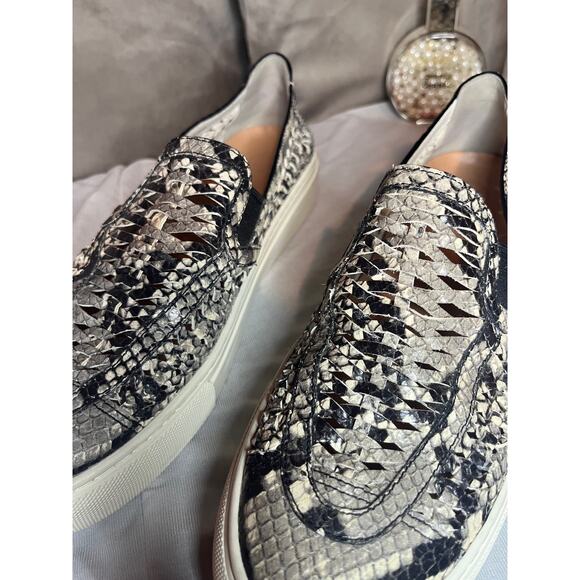 Tory Burch Leather Snake Slip Ons 7.5 - Picture 2 of 6